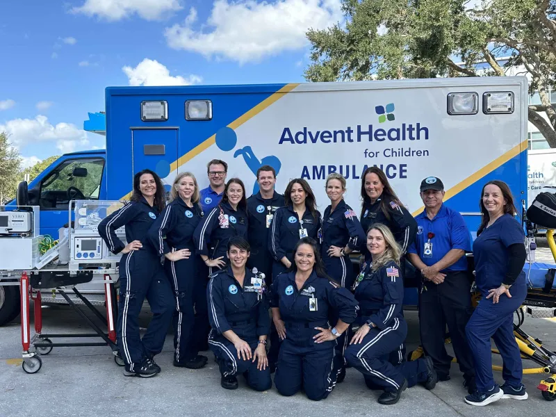 AdventHealth for Children Pediatric and Neonatal Transport Team