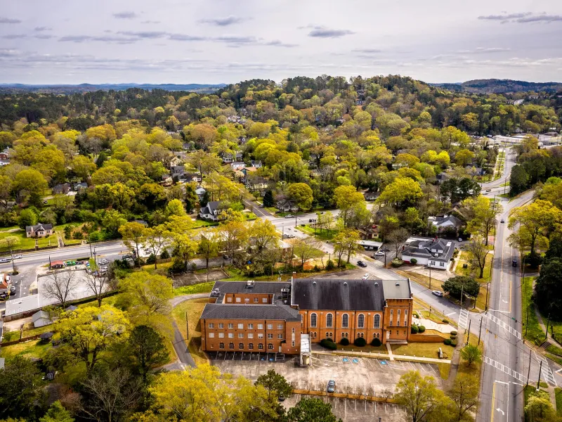 Aerial image of Rome Georgia 