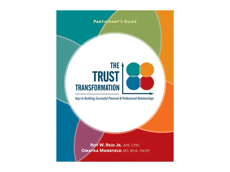 Front cover of The Trust Transformation, a book