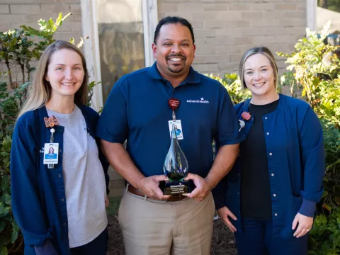 AdventHealth Murray team holds Clinical Excellence Triumph Award