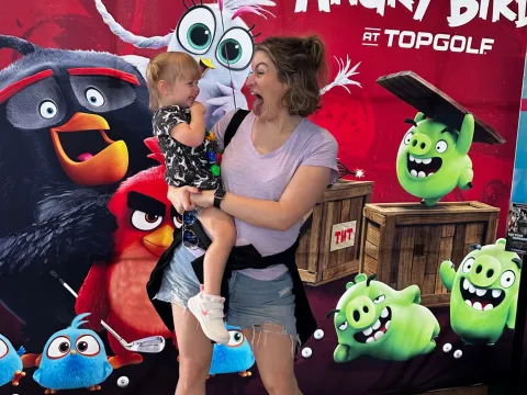 Stephanie Brown After Treatment with Her Daughter