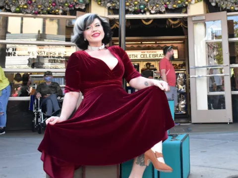 Meagan posing for a photo