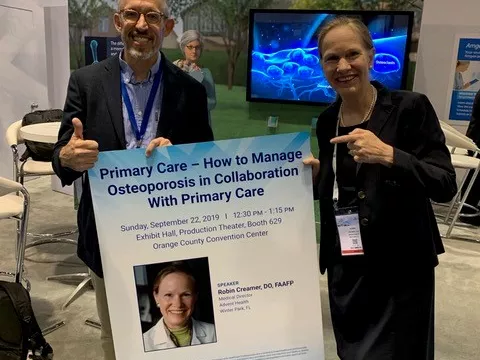 Dr. Robin Creamer, National expert on Osteoporosis