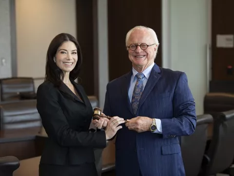 Brea Weiss and Dick Batchelor-  AdventHealth Foundation 