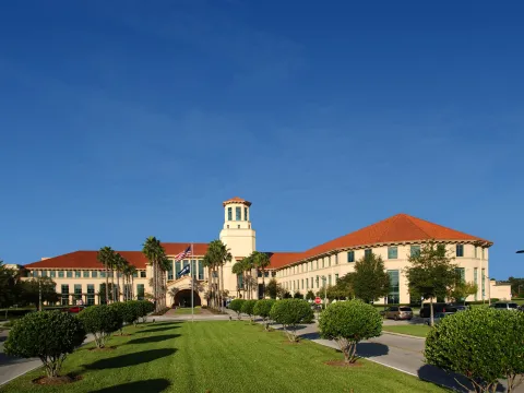 An areal picture of Celebration Fitness Centre and Day Spa