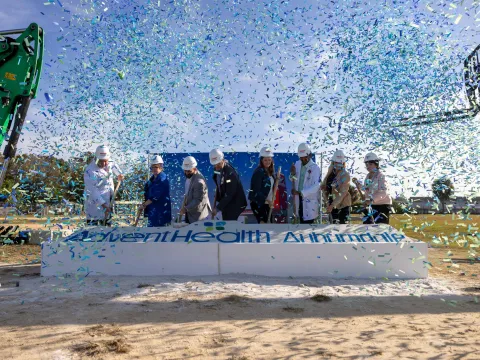 AdventHealth, Auburndale and community leaders joined together to break ground on the future AdventHealth Auburndale ER.