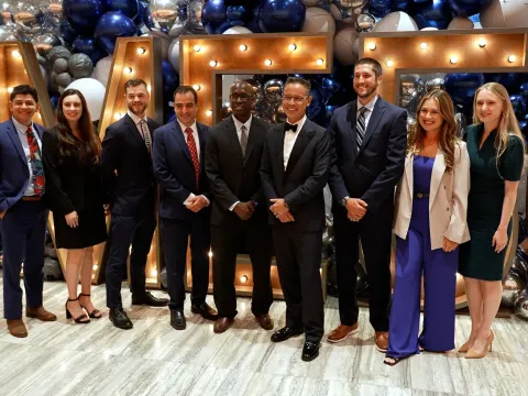 Adventhealth clinicians and community gathered together to celebrate the 50th anniversary of AdventHealth's GME program