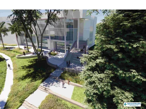 Rendering of new AHU simulation center