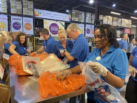 AdventHealth team members put their hears into volunteer service year-round.