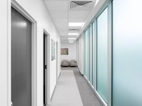 Care Pavilion Westchase hallway