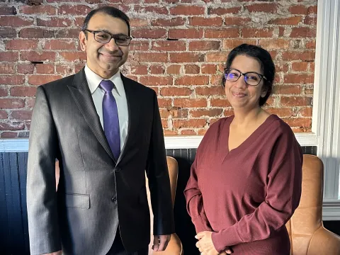 Married heart doctors Dr. Vatsal Inamdar and Dr. Visali Kodali