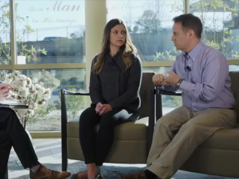 Group of people talking