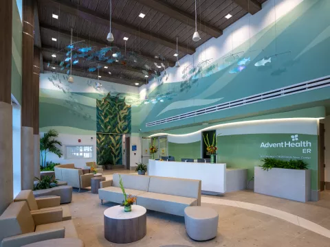 AdventHealth ER at FLAMINGO CROSSINGS Town Center Lobby