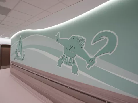 AdventHealth ER at FLAMINGO CROSSINGS Town Center Hallway 