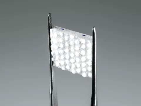 A close look at a piece of GammaTile