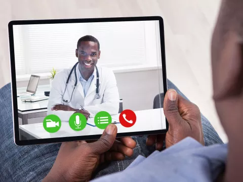 Virtual doctor visit