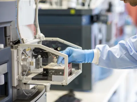 Lab Equipment in use