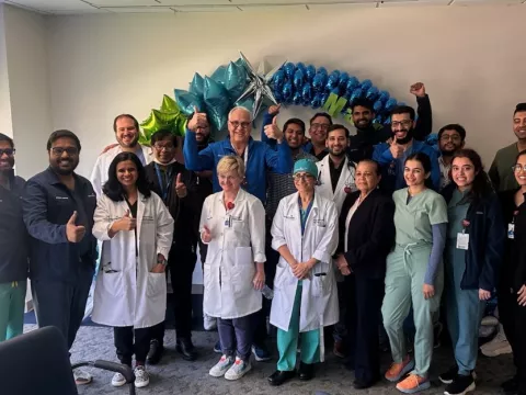 Photo of AdventHealth Sebring Internal Medicine residency program leaders and resident doctors.