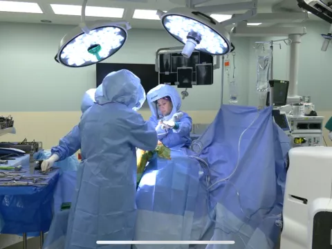 Dr. Brian Palumbo Performs Operation Walk USA Surgeries