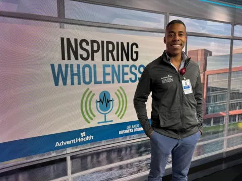 Dr. Justin Emtage with Inspiring Wholeness podcast logo