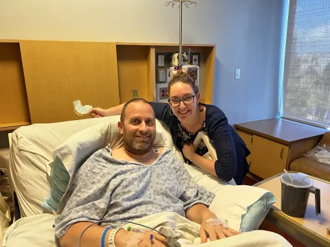 Aaron Cengiz with his wife Tami