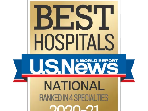 US News and World Report Badge 2021