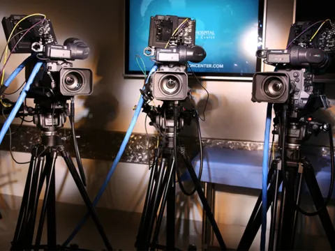 Camera equipment used by Nicholson Center Digital Services.