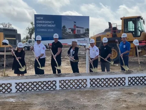 The AdventHealth Heathbrook ER will have 12 exam rooms, including a resuscitation room, a bariatric room, an isolation room, obstetrics-friendly room and pediatric-friendly rooms.