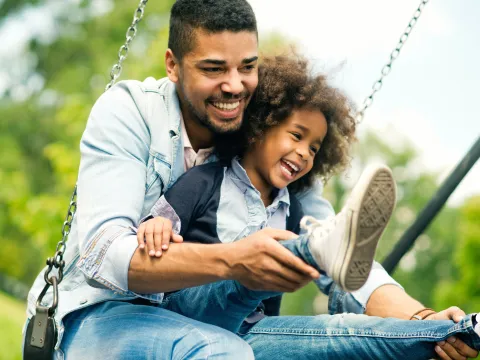 Physical therapy helped this dad get back to good health.