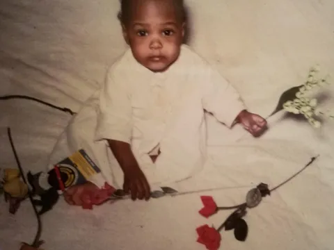 Selina Vik as a baby