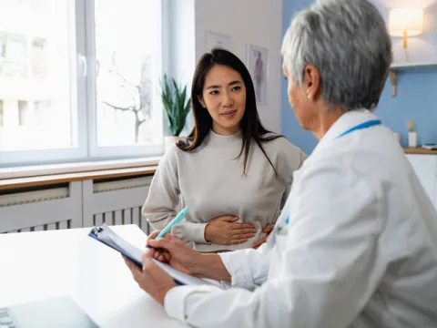 Doctor meeting with IBD patient