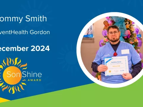 Tommy Smith SonShine Award Recipient