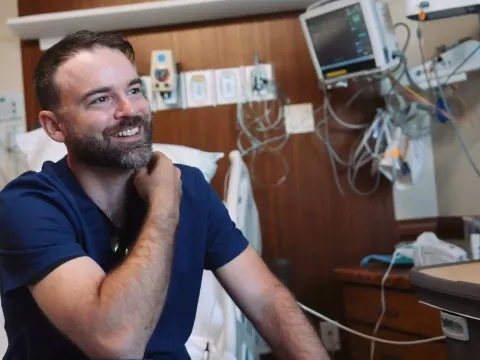 Patient Meets Nurse Who Saved Him
