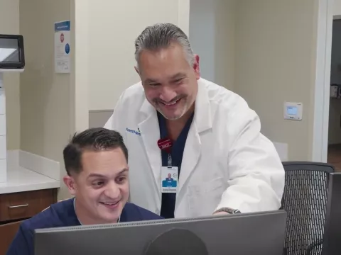 Son inspired to become ER nurse like his dad, after watching him save his brother’s life