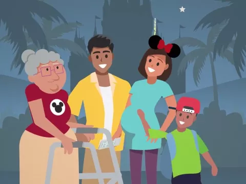 AdventHealth World of Wellness (animated) - The Johnson Family