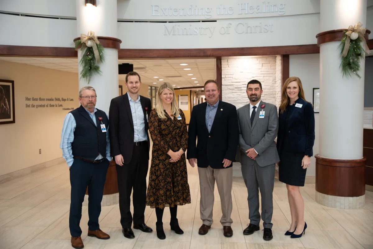Georgia State Senator Hufstetler visits AdventHealth Gordon