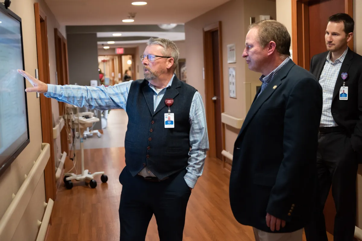 Senator Hufstetler and Dr. Joyave