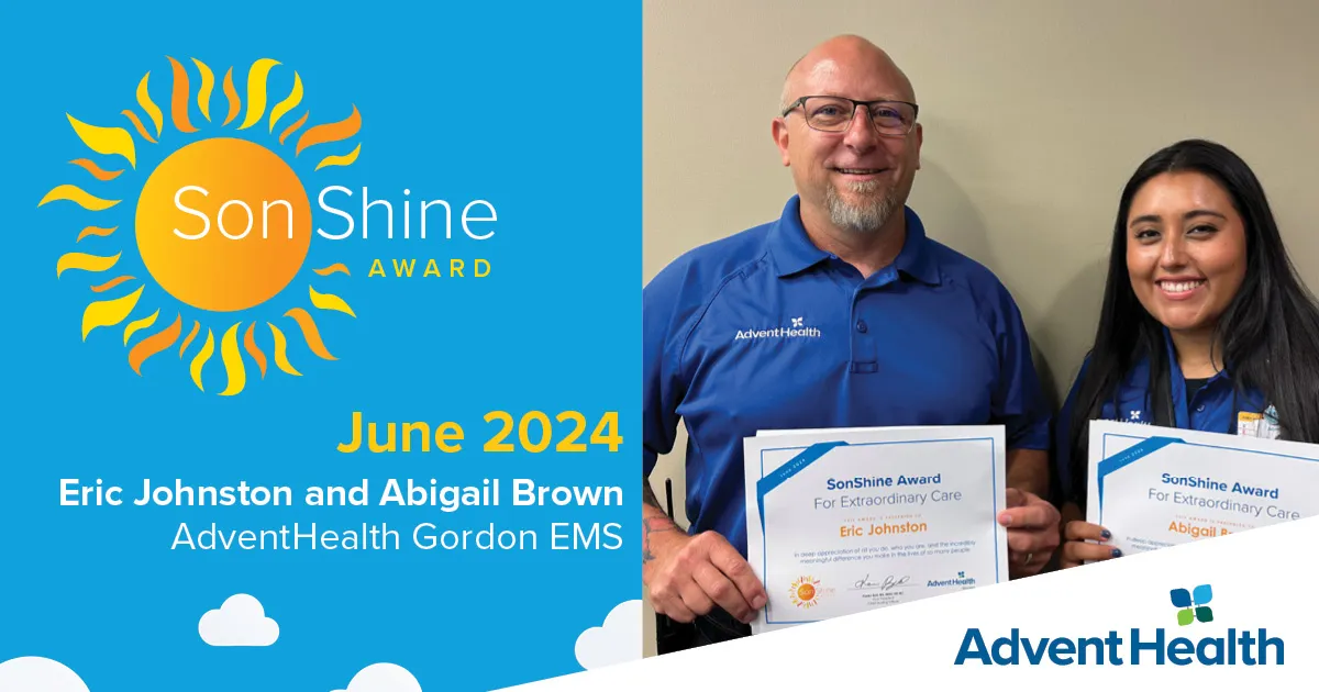 Johnston and Brown SonShine Award