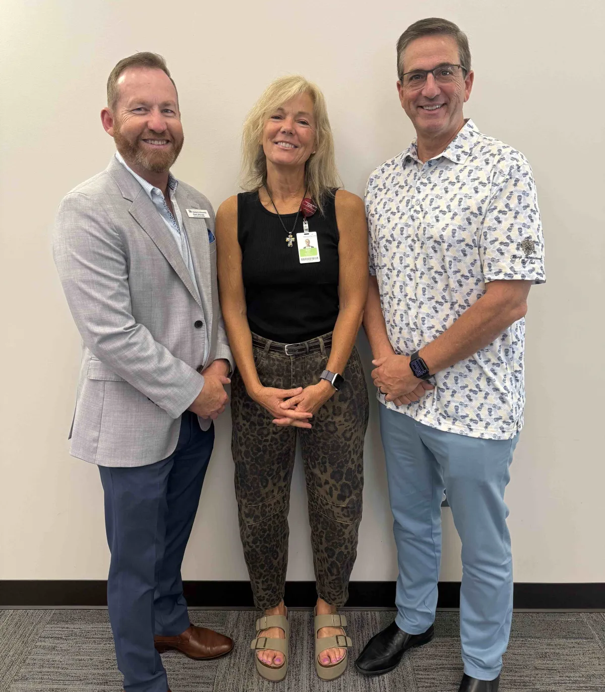 The AdventHealth New Smyrna Beach Foundation has announced the appointment of three new members to its Board of Directors: (from left to right) Mark Billings, Anne Kerr and Phillip Grudzinski.. 