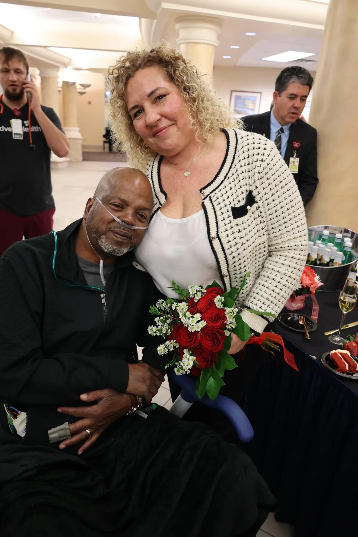 From hospital bed to wedding vows
