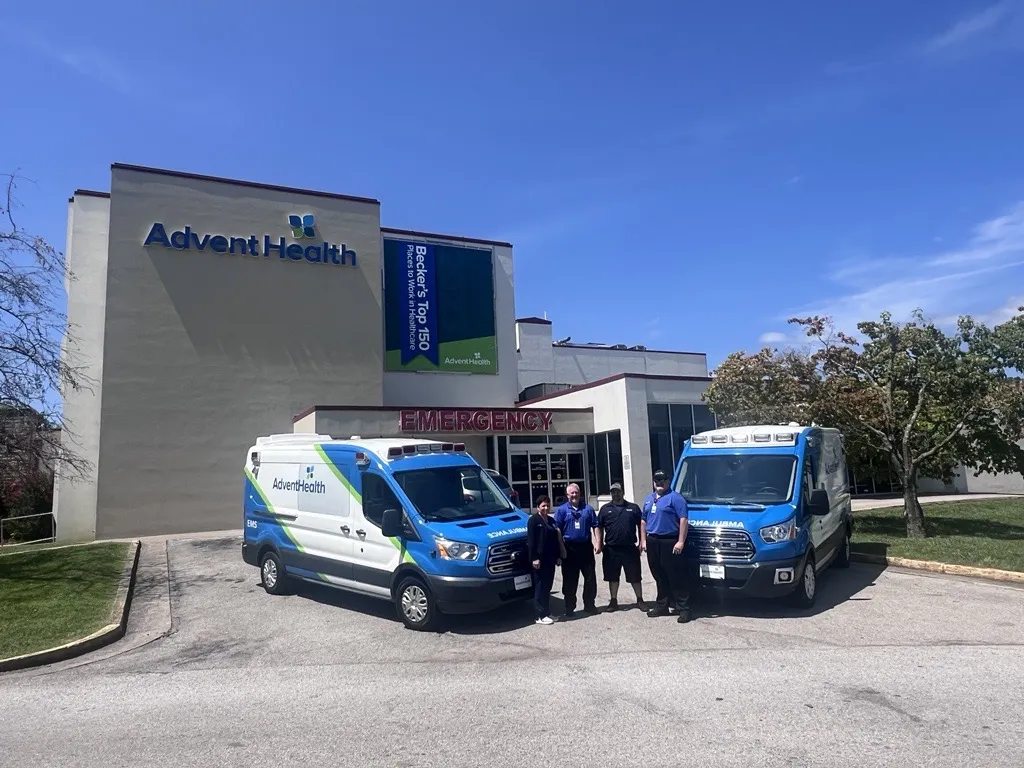 AdventHealth Redmond Ambulance Donation to AdventHealth Manchester