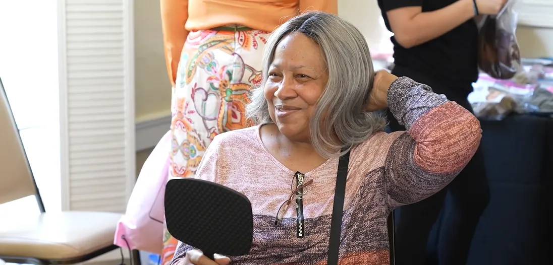 Annie Stovall at AdventHealth Eden Spa and Boutique’s “Day of Beauty and Glamour” event