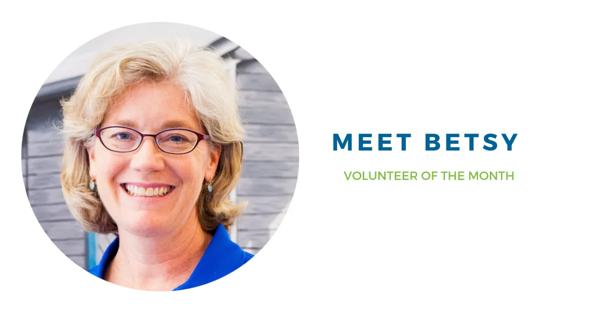 Betsy Hughes Volunteer of the Month