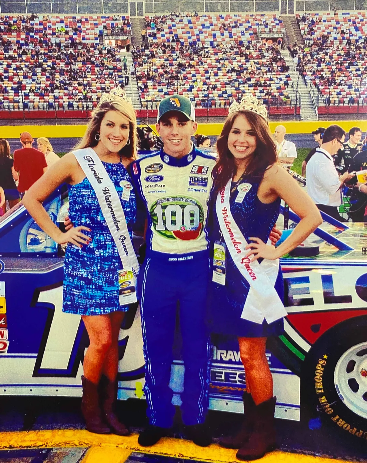 Ross Chastain in 2014 at a NASCAR race