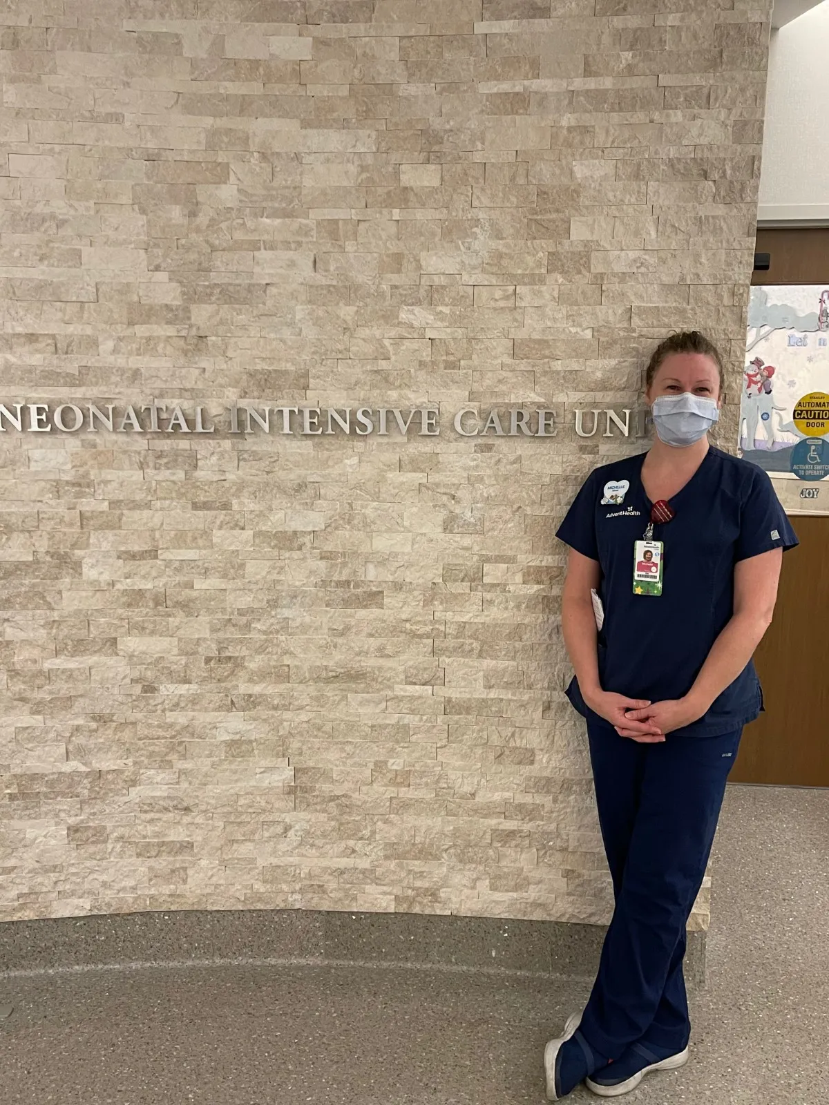 Michelle Braun on her first day as an ANM.