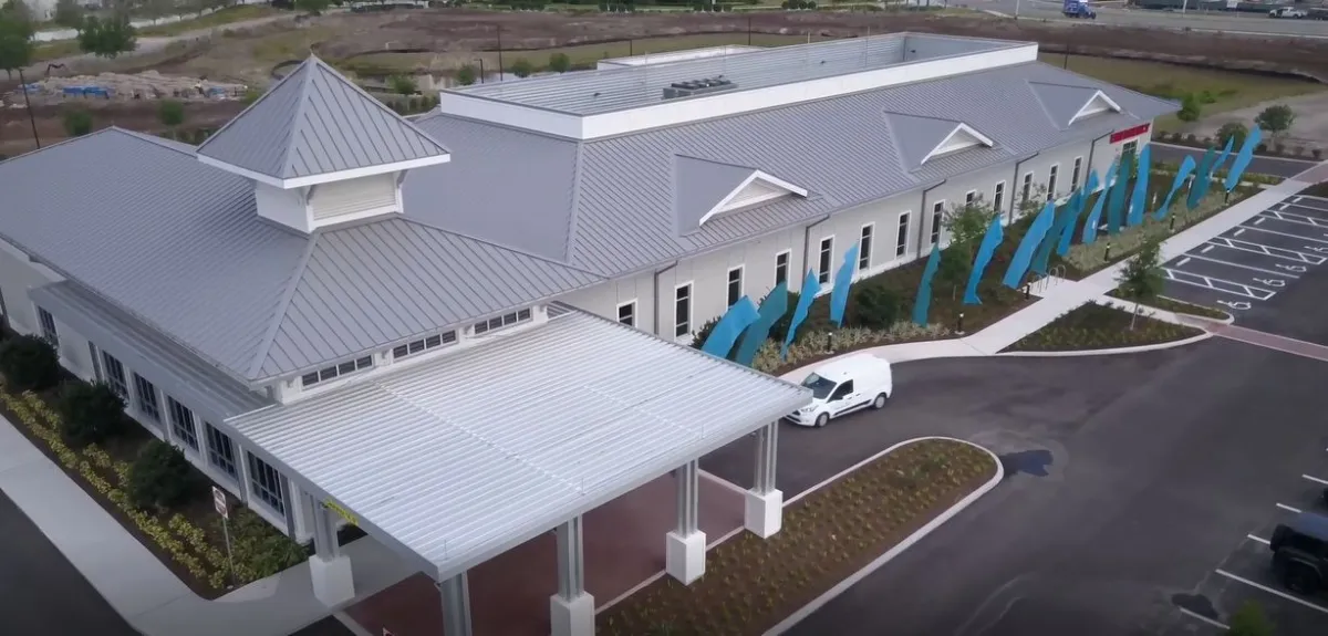 Bird's eye view of Palm Parkway ER