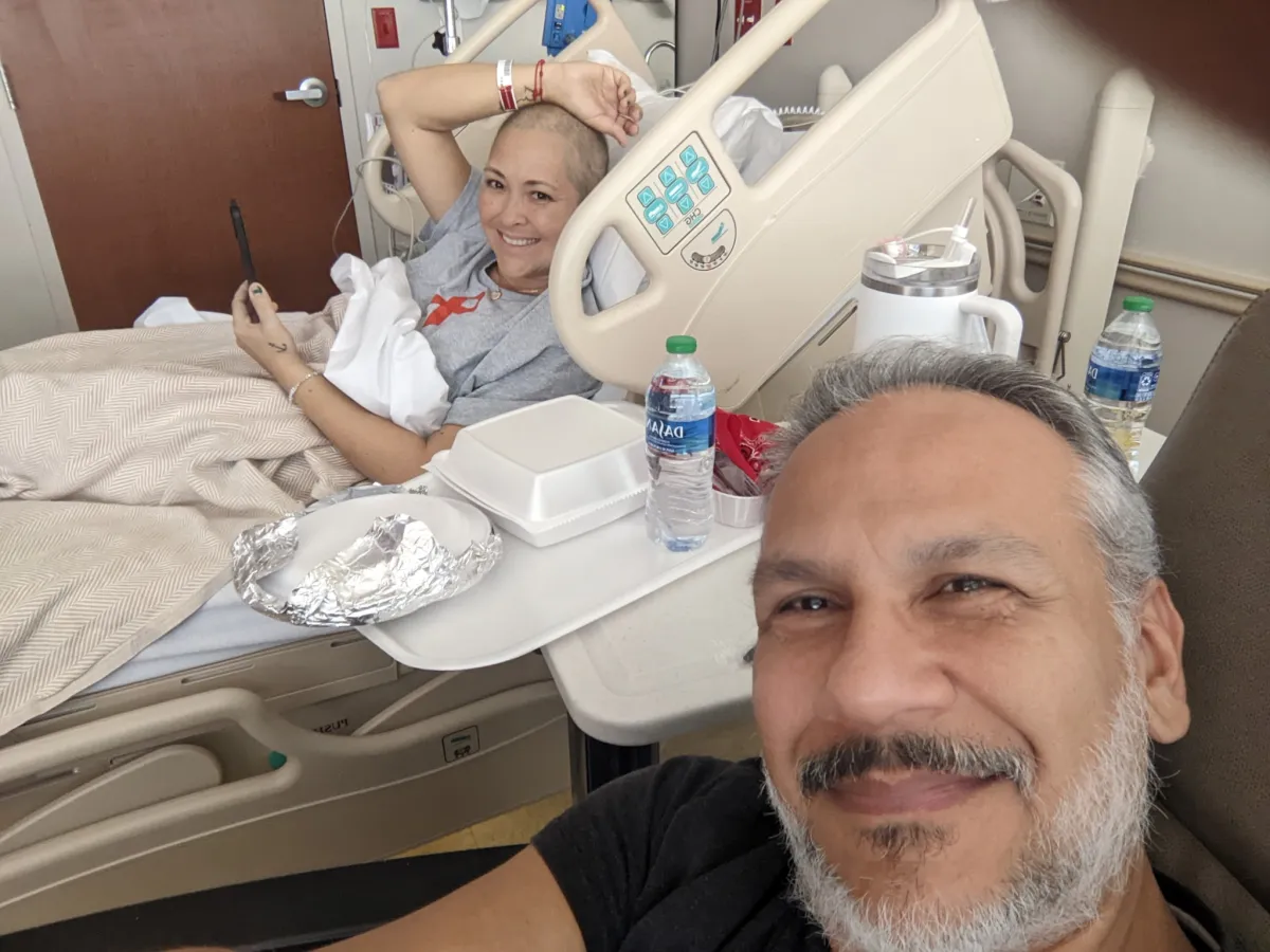 Two years ago, Diego’s wife Virginia was diagnosed with Leukemia.