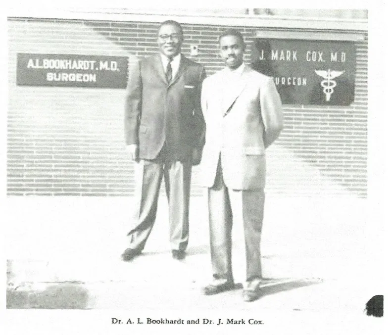 Dr. A. L. Bookhardt and Dr. J. Mark Cox, Dr. P. Phillips Memorial
