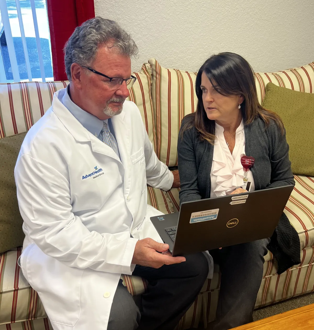 Dr Cook and Practice Manager Kathy Hope