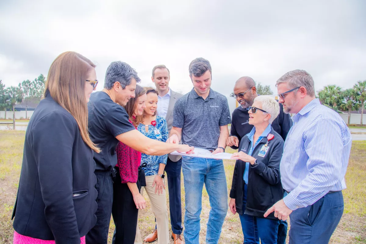 Fruitland Park site visit with leaders and partners